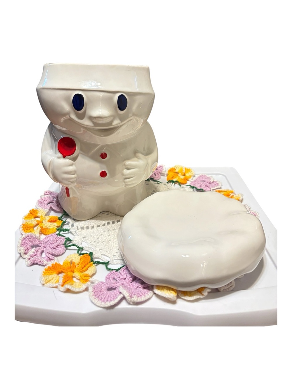 McCoy vintage Bobby the Baker Dough Boy Cookie Jar- Excellent condition - Picture 3 of 6